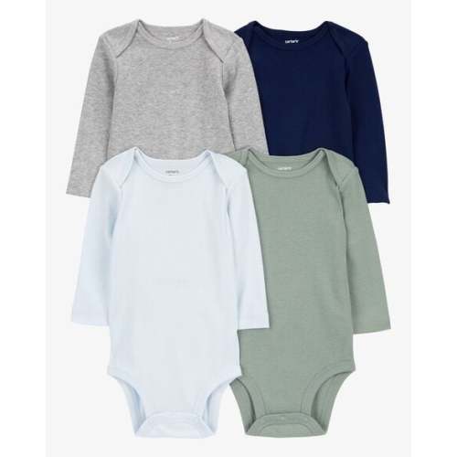 Baby 4-Pack Long-Sleeve Original Bodysuits - Carter's | Carter's