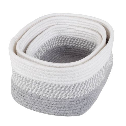 Storage Basket Set Gray