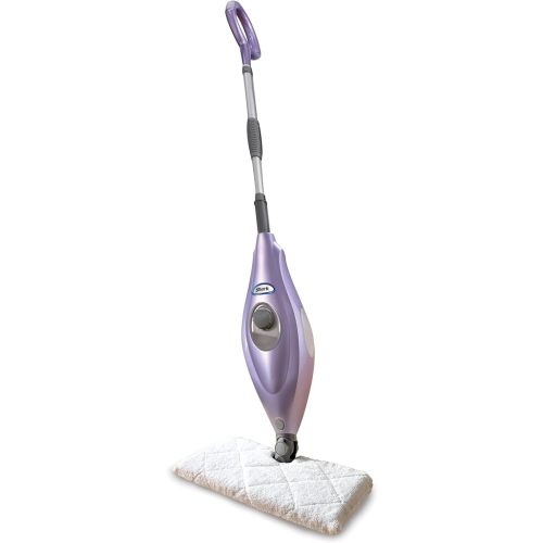 Shark S3501 Steam Pocket Mop Hard Floor Cleaner, With Rectangle Head and 2 Washable Pads, Easy Maneuvering, Quick Drying, Soft-Grip Handle and Powerful Steam, Purple