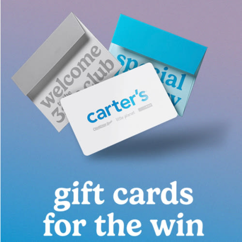 Who is the gift card for? | Carter's | OshKosh B'gosh | Skip Hop Gift Cards by CashStar