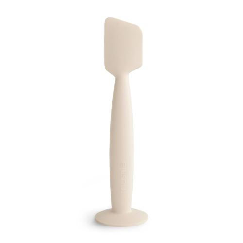 mushie Diaper Cream Applicator Soft Silicone with Suction Base (Shifting Sand)