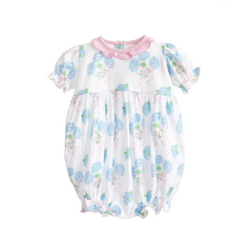Sweet Hydrangea Girls Bubble Outfit