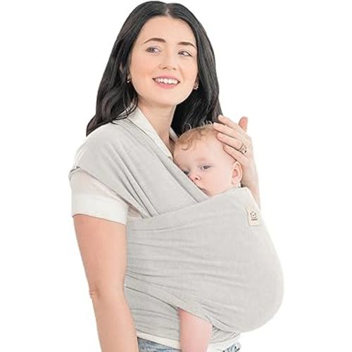 KeaBabies Baby Wrap Carrier - (Rhino Gray)