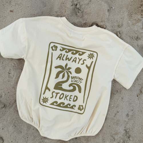 Always stoked romper