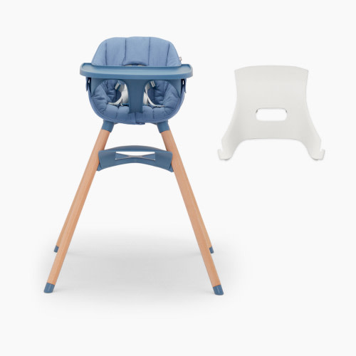 Lalo Infant to Toddler High Chair Bundle - Blueberry, High Chair + Infant Insert