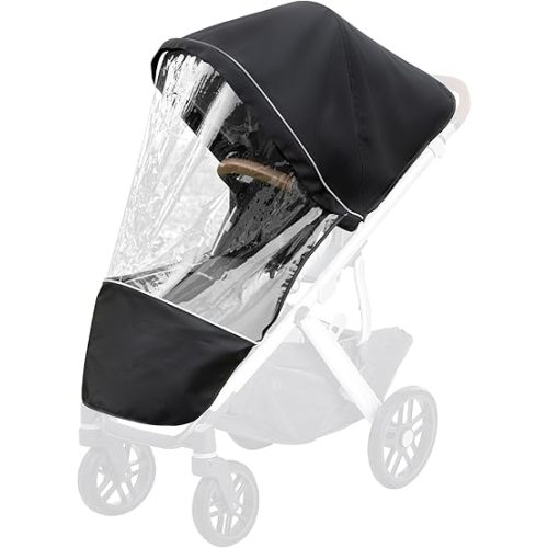 Performance Rain Shield, Rain Cover Fits for UPPAbaby Vista/Vista V2/Vista V3/Cruz/Cruz V2 Stroller, Protect from Wind/Rain/Snow/Dust, Air Vent Hole, Window with Zipper, Stroller Accessories