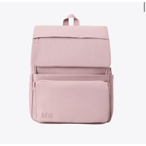 BÉIS 'The Ultimate Diaper Backpack' in Atlas Pink - Best Pink Backpack Diaper Bag
