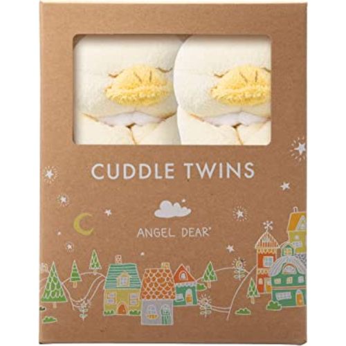 Angel Dear - Yellow Duck, Cuddle Twins Blankie Set