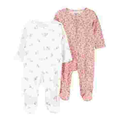 Carter's Child of Mine Baby Girl, Sleep 'n Play, 2-Pack, Sizes Preemie-6/9 months