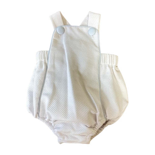 Pique Sunbubble with Blue Gingham Trim