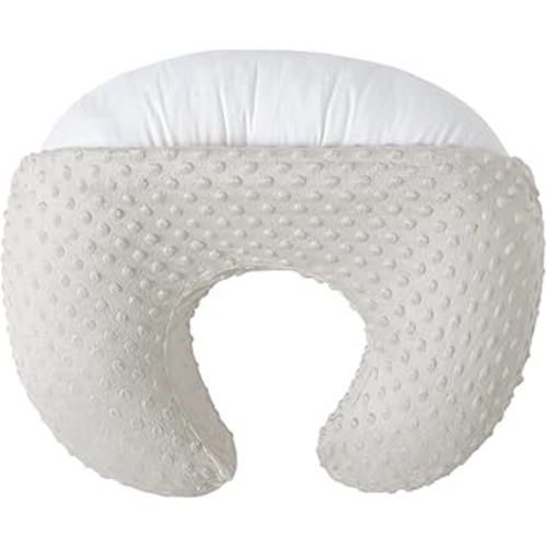 Nursing Pillow and Positioner for Breastfeeding, Ultra Soft Baby Breastfeeding Pillows for More Support for Mom and Baby, with Premium Removable Cover (Sand)