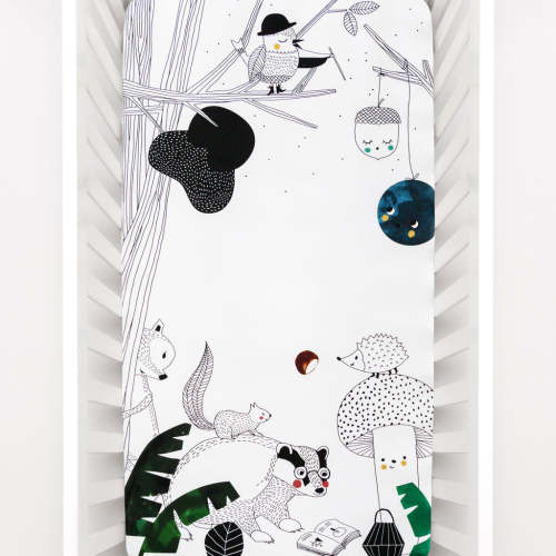Woodland Dreams crib sheet by Rookie Humans