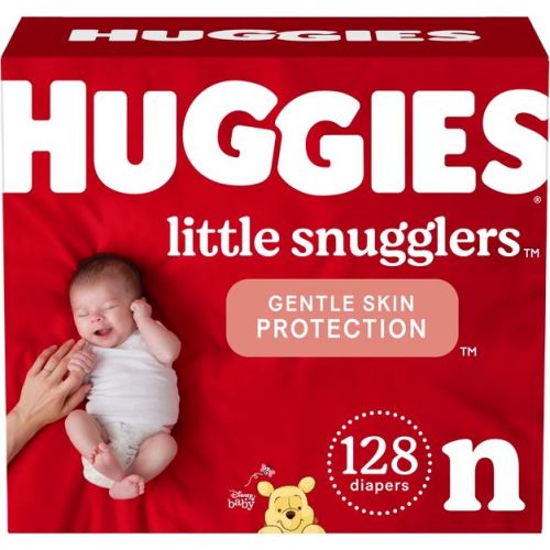Huggies Little Snugglers Baby Diapers – (Select Size and Count)