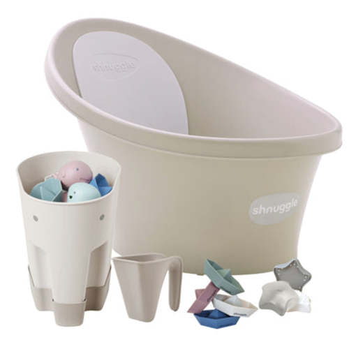 Shnuggle Newborn Bundle: Baby Bath & Accessories Bundle - 5-Piece Set – Shnuggle USA