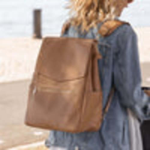 Classic Diaper Backpack | Tan | Hannah and Henry USA