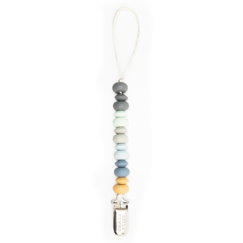 Bella Tunno Silicone Bead Pacifier Clip, MultiMulti