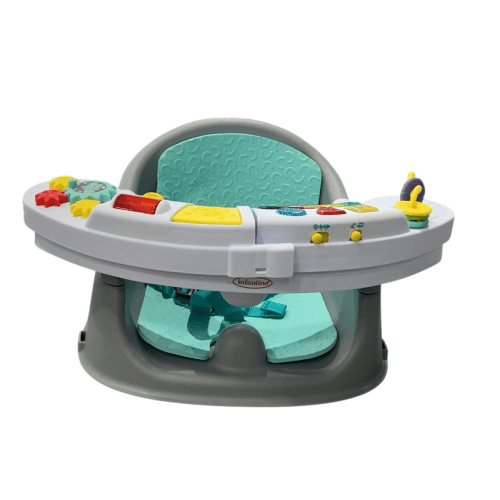 Infantino Music & Lights 3-in-1 Discovery Booster, Teal