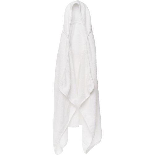 Lalo The Hooded Towel - 100% Organic Cotton, Soft on Sensitive Skin, Cozy & Absorbent, Machine Washable Baby Hooded Bath Towel - Coconut