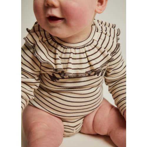 Milking It Bodysuit Coco Stripe – Claude & Co