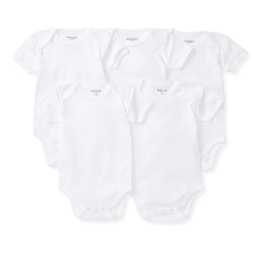 Bee Essentials Organic Short Sleeve Baby Bodysuit 5 Pack | Burt's Bees Baby®