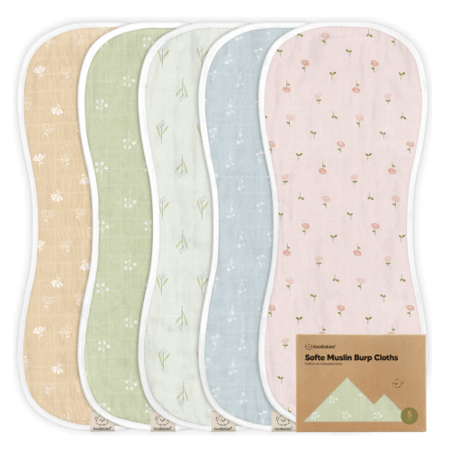 Softe Muslin Baby Burp Cloth- Wild Bloom