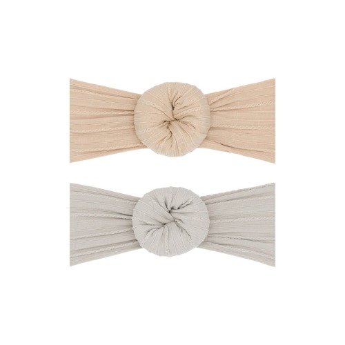 Assorted 2-Pack Sweater Bun Headbands