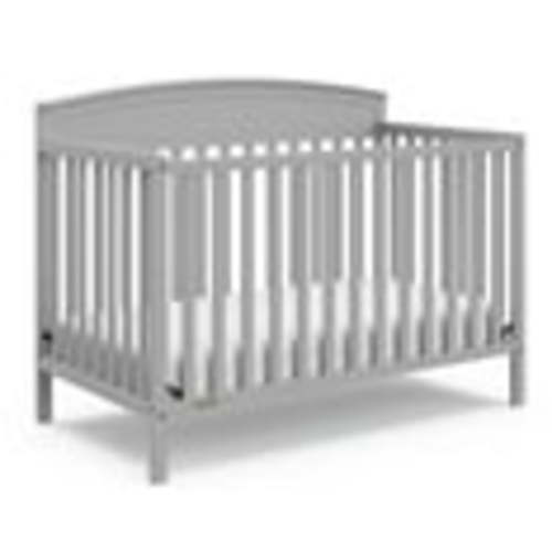 Free Shipping! Graco Benton 5-in-1 Convertible Baby Crib, Pebble Gray