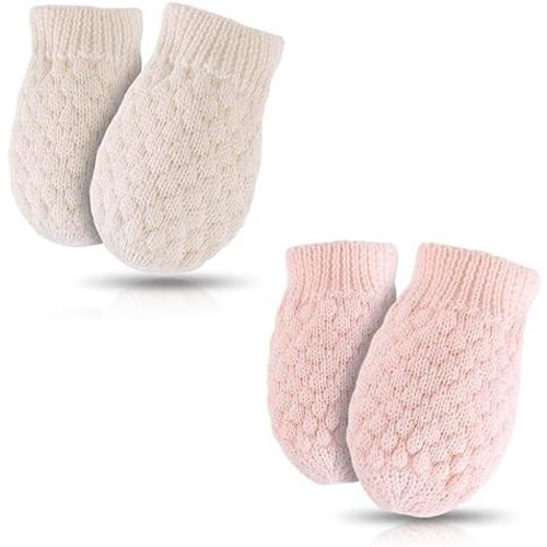 Baby Knit Mittens Toddler Boys Girls Gloves Winter Infant Newborn No Scratch Mitten 0-3 Years