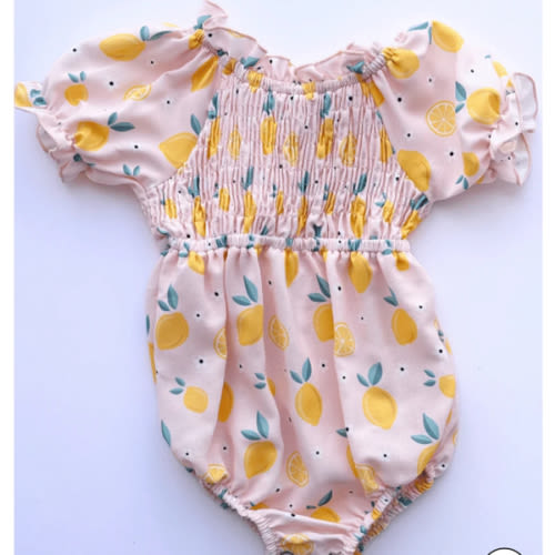 Pink lemonade romper