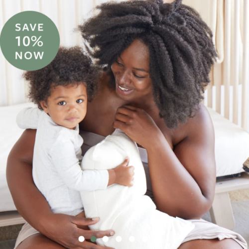 Organic Toddler Pillow | Avocado Green Mattress