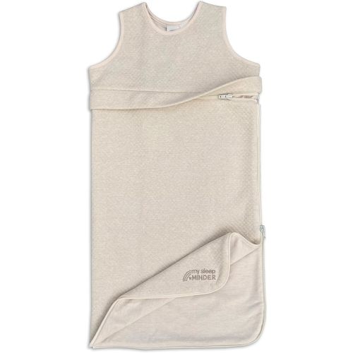 Faraday Baby Sack & Blanket, EMF Wearable Blanket, WiFi Blocker, Pregancy Blanket, Unisex, 6-18 Months, Beige