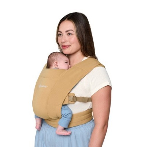 Ergobaby Embrace Knit Newborn Baby Carrier - Camel