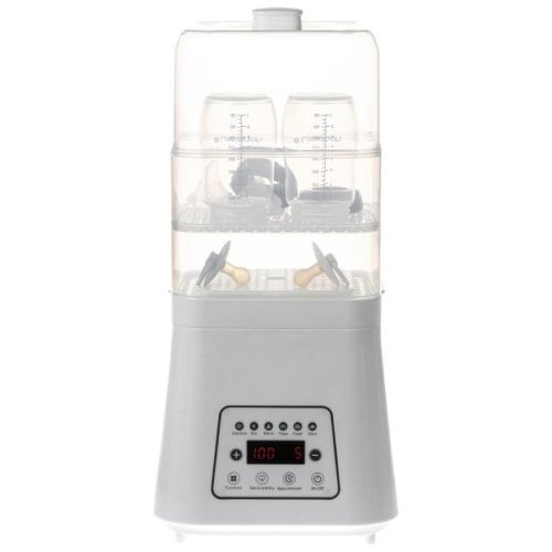 Premium Baby Bottle Sterilizer and Dryer, Fast Bottle Steamer & Newborn Bottle Cleaner, Efficient Bottle Sterilization Baby Bottle Steam Sterilizer