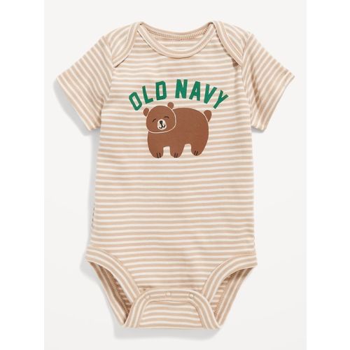 Unisex Short-Sleeve Logo-Graphic Bodysuit for Baby | Old Navy