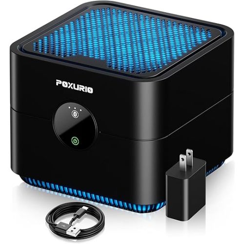 Air Purifiers for Home, H13 True HEPA Filter for Smoke, Dust, Pollen, Pet Dander & Odors, 600 ft² Coverage, Quiet 22dB Sleep Mode, 3 Fan Speeds, App Control