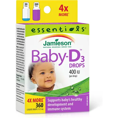 Baby-D - 400 IU Vitamin D3 Droplets, 11.7 ml (Pack of 1)
