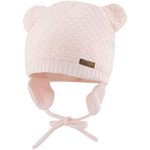 Bestjybt Baby Hat Cute Bear Infant Toddler Earflap Fleece Lined Beanie Warm Caps for Fall Winter