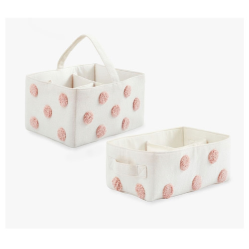 Embroidered Dot Storage Collection | Pottery Barn Kids