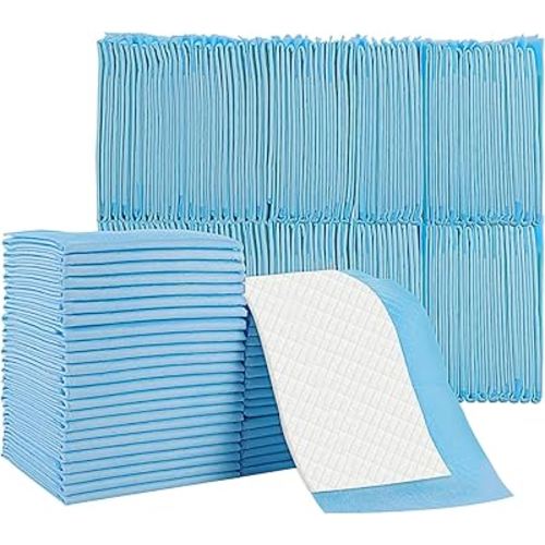 100 Pack Disposable Changing Pad,High Absorbent Diaper Changing Pads,Waterproof Leak Proof Disposable Underpads,Breathable Pads for Adult Child,17x24in