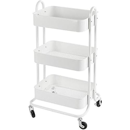 Rolling Cart, 3 Tier Rolling Cart, Storage Cart, Rolling Carts with Wheels, Book Cart, Craft Cart, Lash Cart, Rolling Storage Cart Organizer, Nail Cart, Baby Cart, Bathroom Cart, Diaper Cart