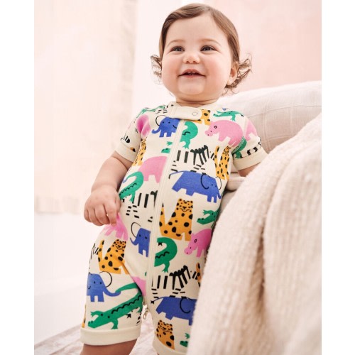 Baby 2-Way Zip Shortie Sleeper (6-12 Mo)