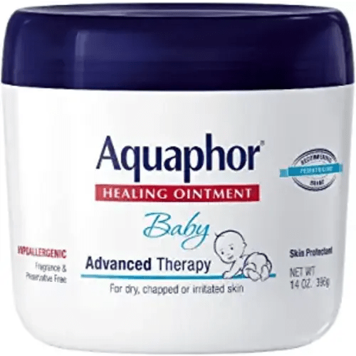 Aquaphor Baby Healing Ointment Advanced Therapy Skin Protectant, Dry Skin and Diaper Rash Ointment, 14 Oz Jar - 396 g (Pack of 1)