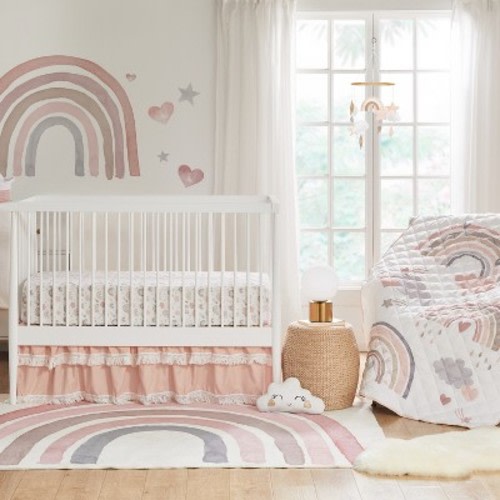 Over the Rainbow 4pc Crib Bedding Set - Levtex Baby