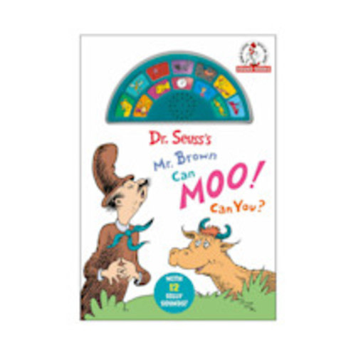 Penguin Random House Dr. Seuss's Mr. Brown Can Moo! Can You? with 12 Silly Sounds!: An Interactive Read and Listen Book (Board Book)