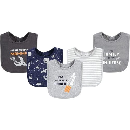 Hudson Baby Unisex BabyCotton Bibs
