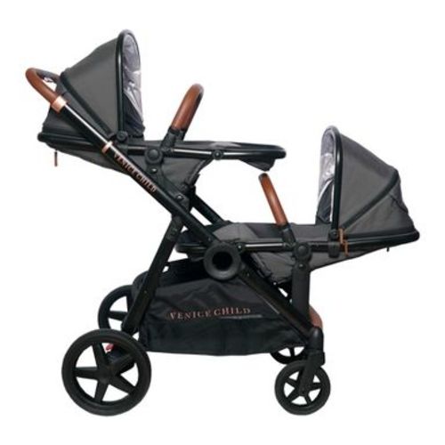 Venice Child Maverick Stroller and 2nd Toddler Seat -Twilight