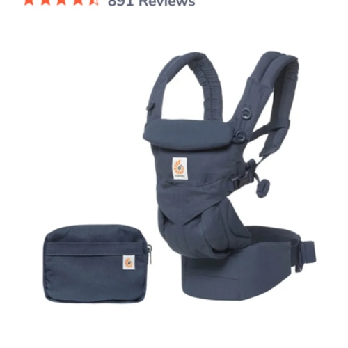 Midnight Blue Cotton Omni Classic (formally Omni 360) Baby Carrier | Ergobaby