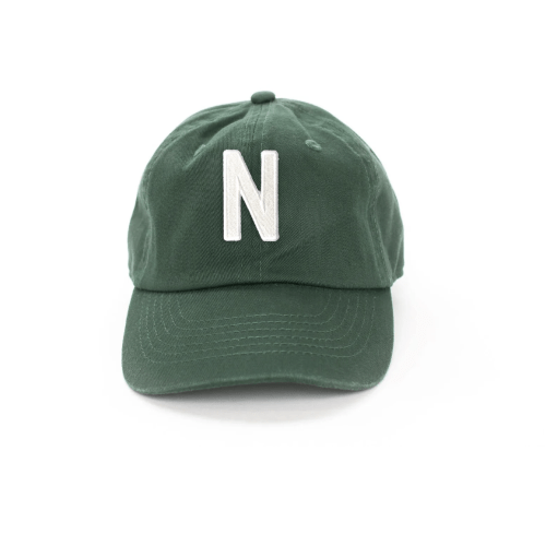 Hunter Green Letter Baseball Hat