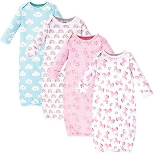 Luvable Friends Baby Girls' Cotton Gowns