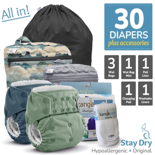 Cloth Diaper Bundle - All In! | Rumparooz G3 Stay Dry Original :: 30 p